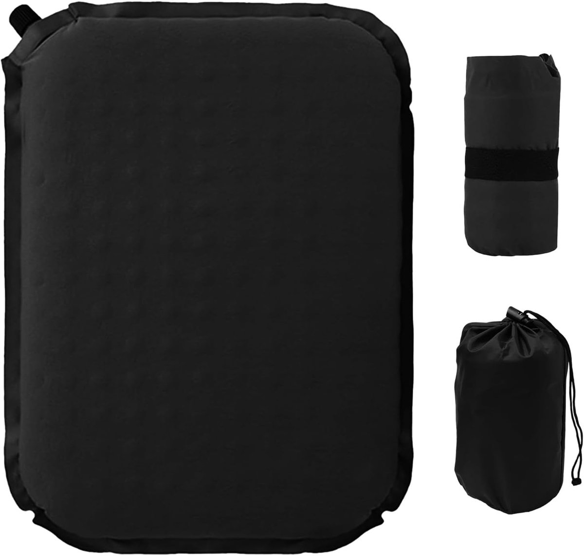 Zelfopblazend kussen 41 x 33 cm - opvouwbaar - ultralicht - ideaal voor outdoor activiteiten - ShopVlot