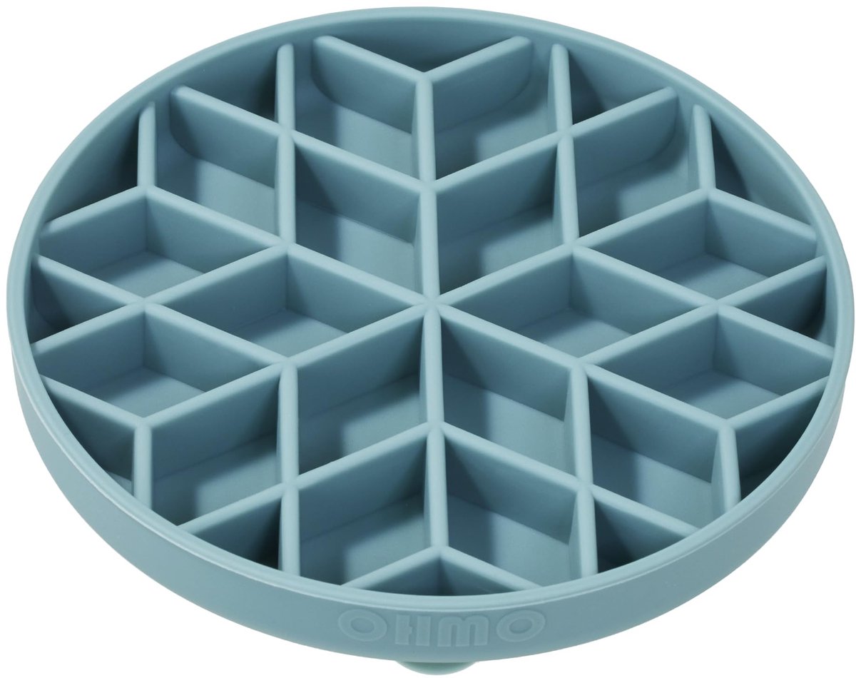 OHMO Anti-Schrokbak voor Katten en Puppy met Zuignap(15cm, Diamant) Gezond Eten, Stopt Honde Opgeblazen, Antislip - ShopVlot