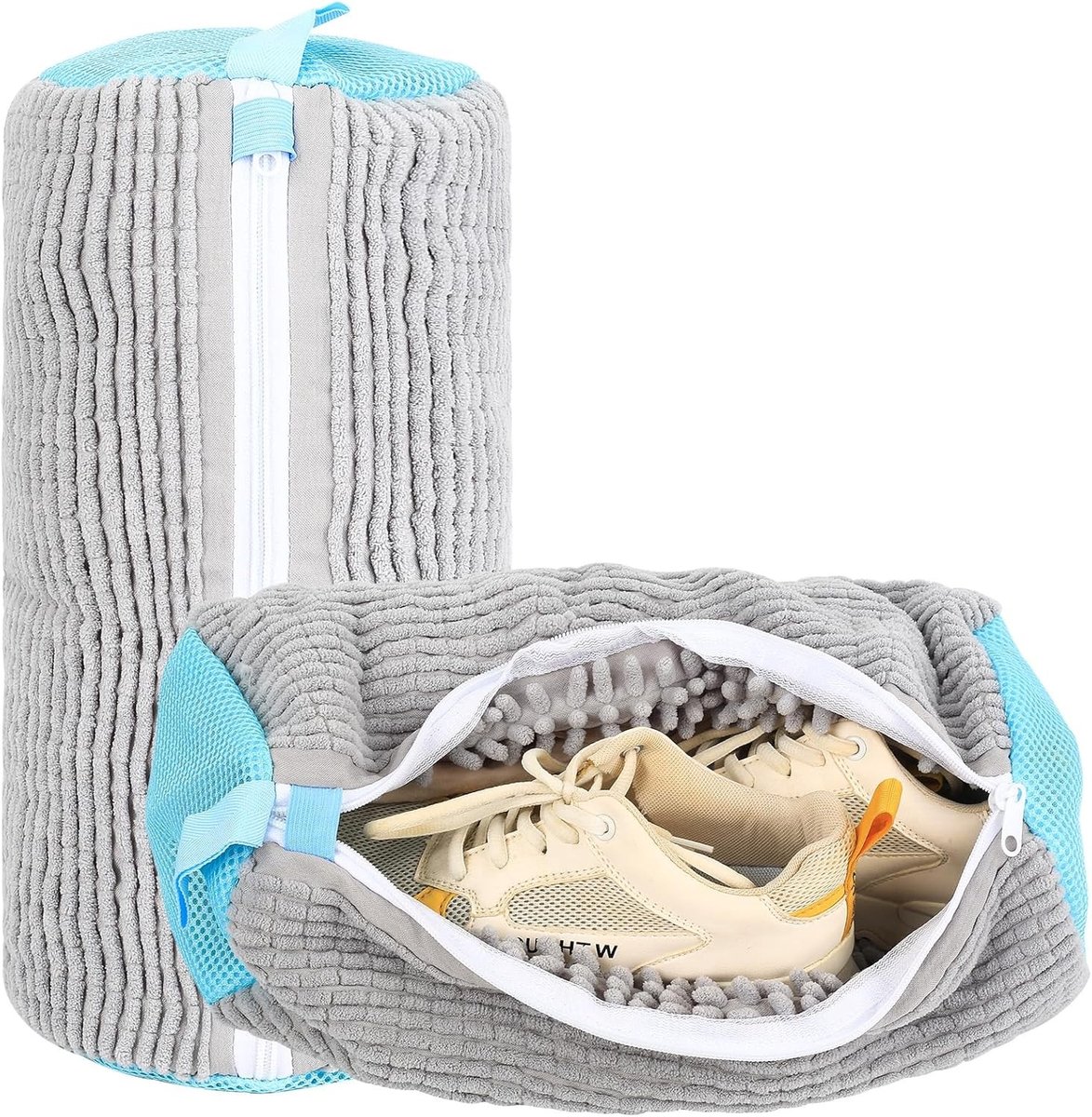 Pockets voor schoenen in de wasmachine, microvezel, 360° bescherming, herbruikbaar, voor sportschoenen en sneakers