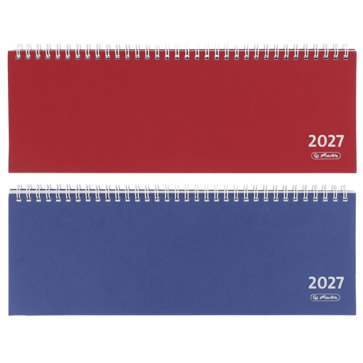 herlitz bureaikalender Colour 2027, 307 x 105 mm, spiraalgebonden