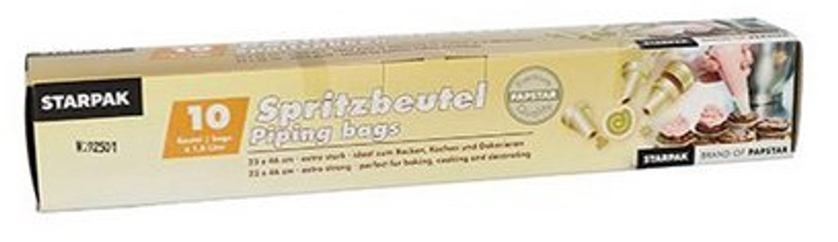 STARPAK PE-spuitzakken, transparant, 460 x 230 mm, 10 stuks