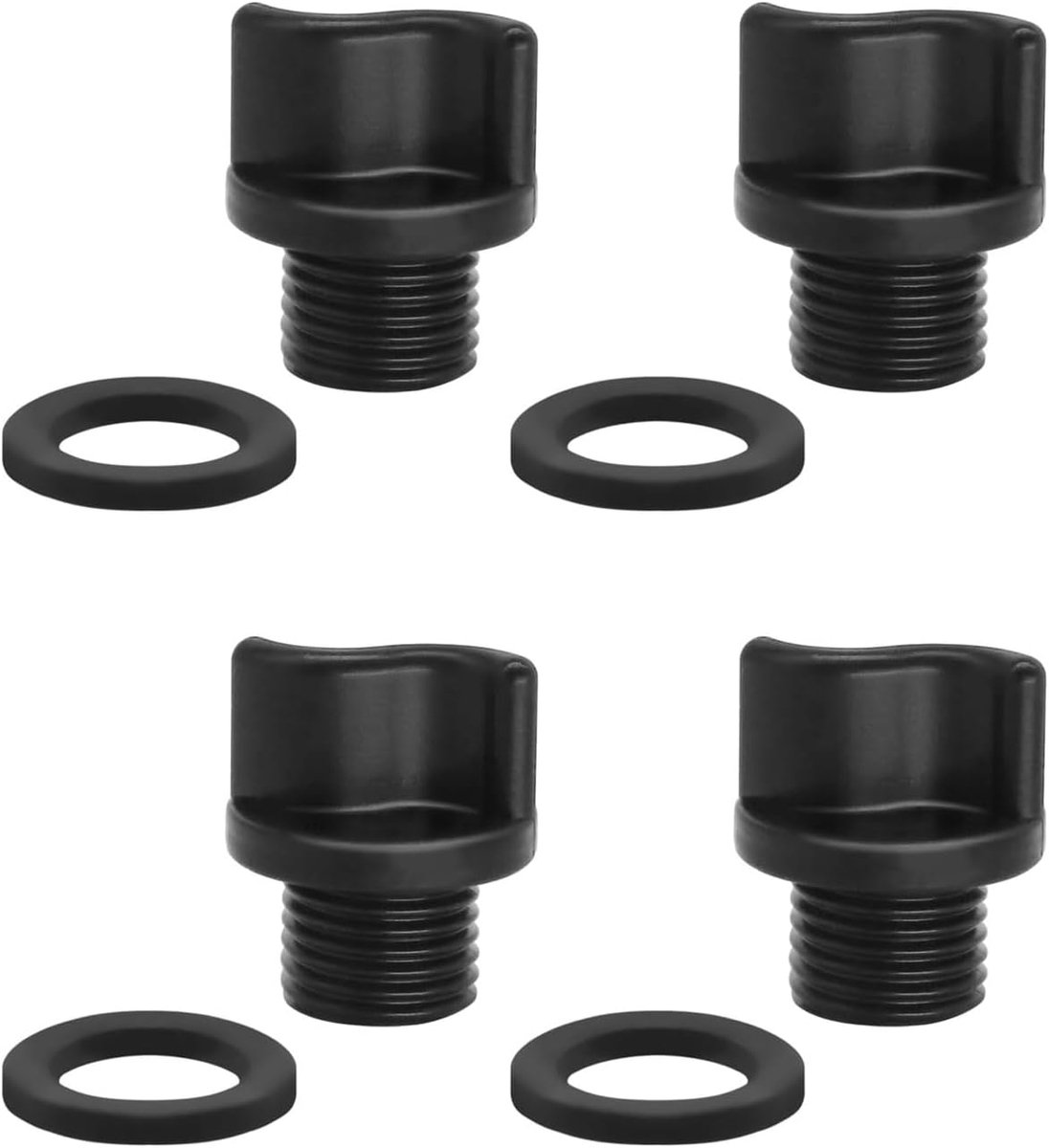 Afvoerstop voor zwembadpomp, 4 stuks, met O-ring, universele reserveaccessoires voor waterfilter, stop voor zwembaden - ShopVlot