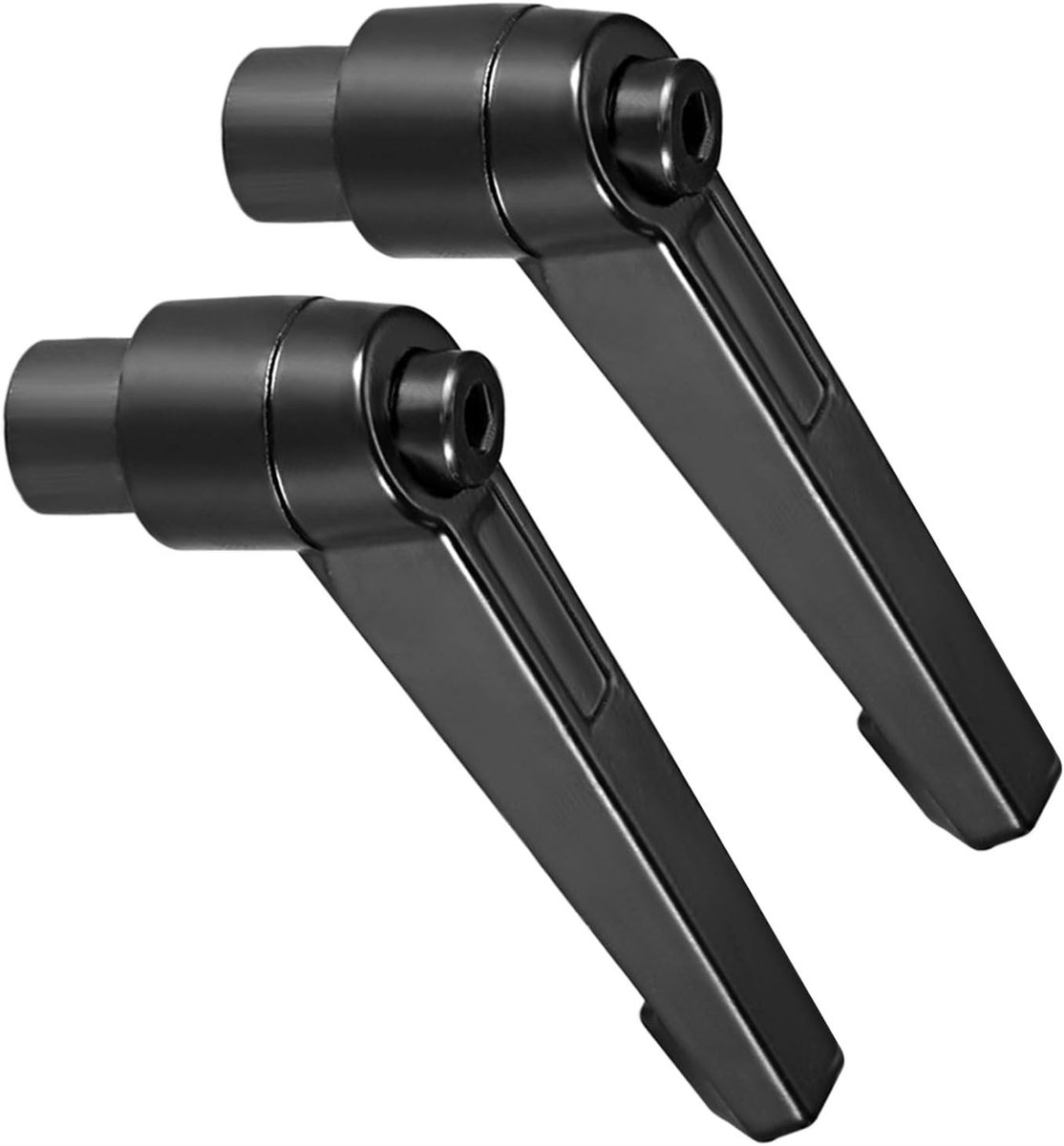 Clamp Lever Handles M8 Female Thread 57mm Lever Adjustable Quick Release Locking Rotary Knobs Black - ShopVlot