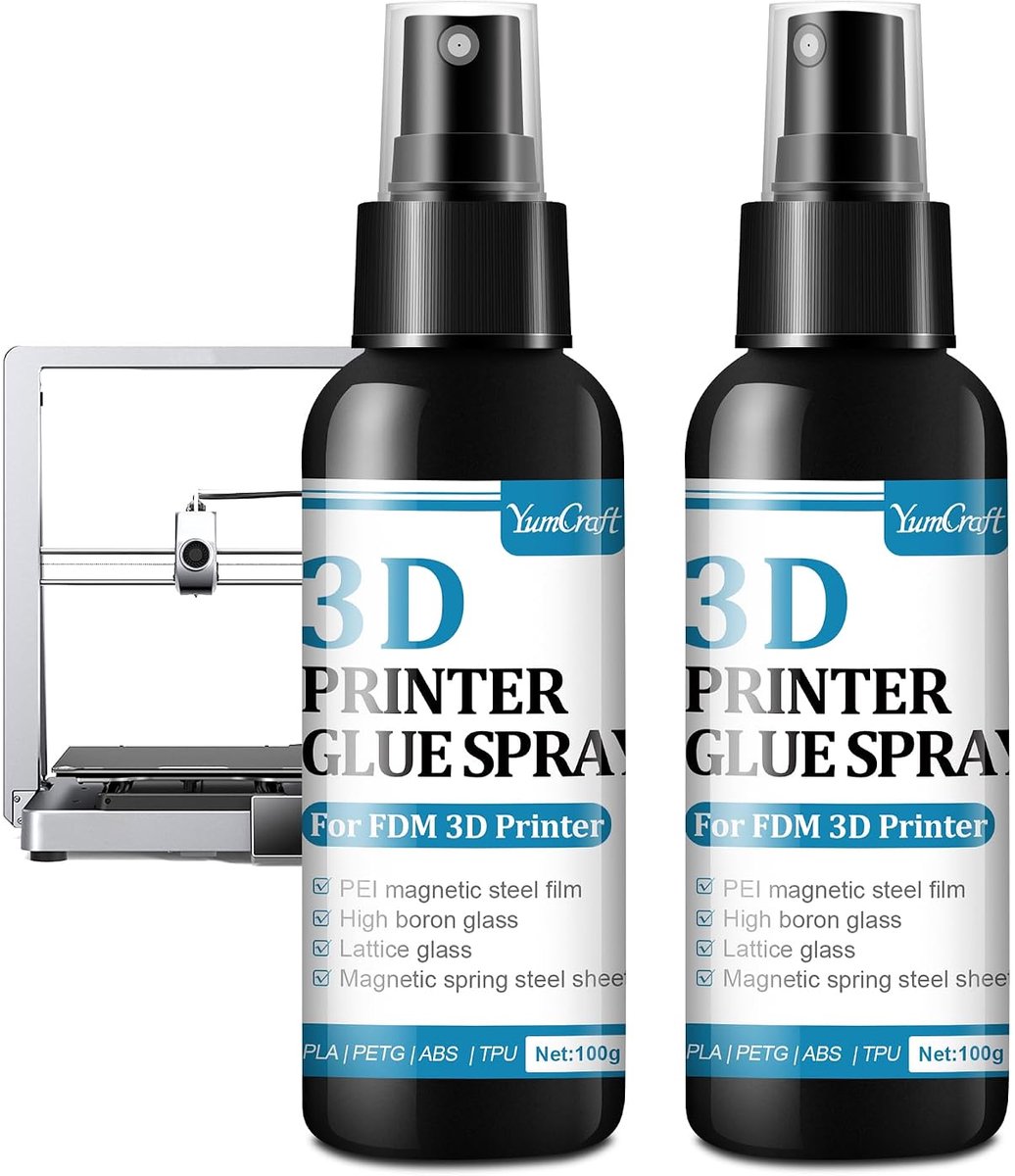 Adhesive for 3D Printers, Spray for 3D Scanner, Extra Strong 3D Printing Adhesive Prevents Deformation of Heated Print - ShopVlot