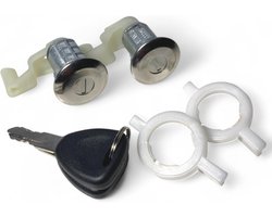 Autocraft - (2 pieces) left and right door cylinder with keys, compatible with Renault Megane 1 Scenic 1 Clio 2 Master - ShopVlot