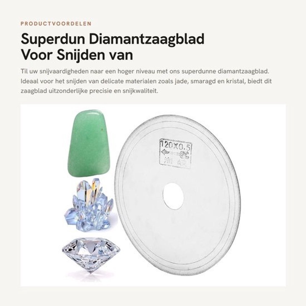 Dailygoods- superdun diamantzaagblad - Slijpschijf