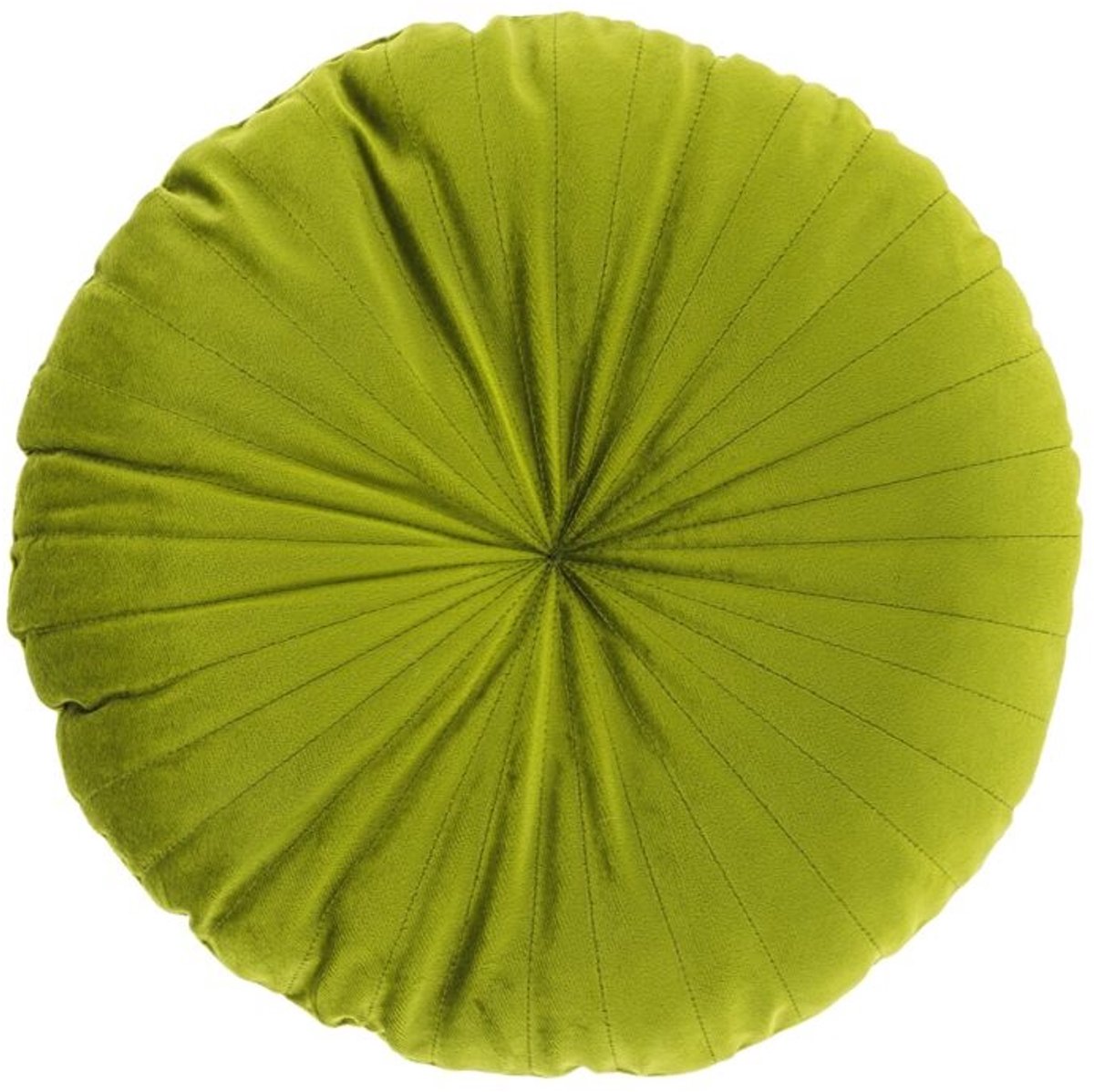 Unique Living Sierkussen Rondo - Moss Green - 40cm Ø Groen