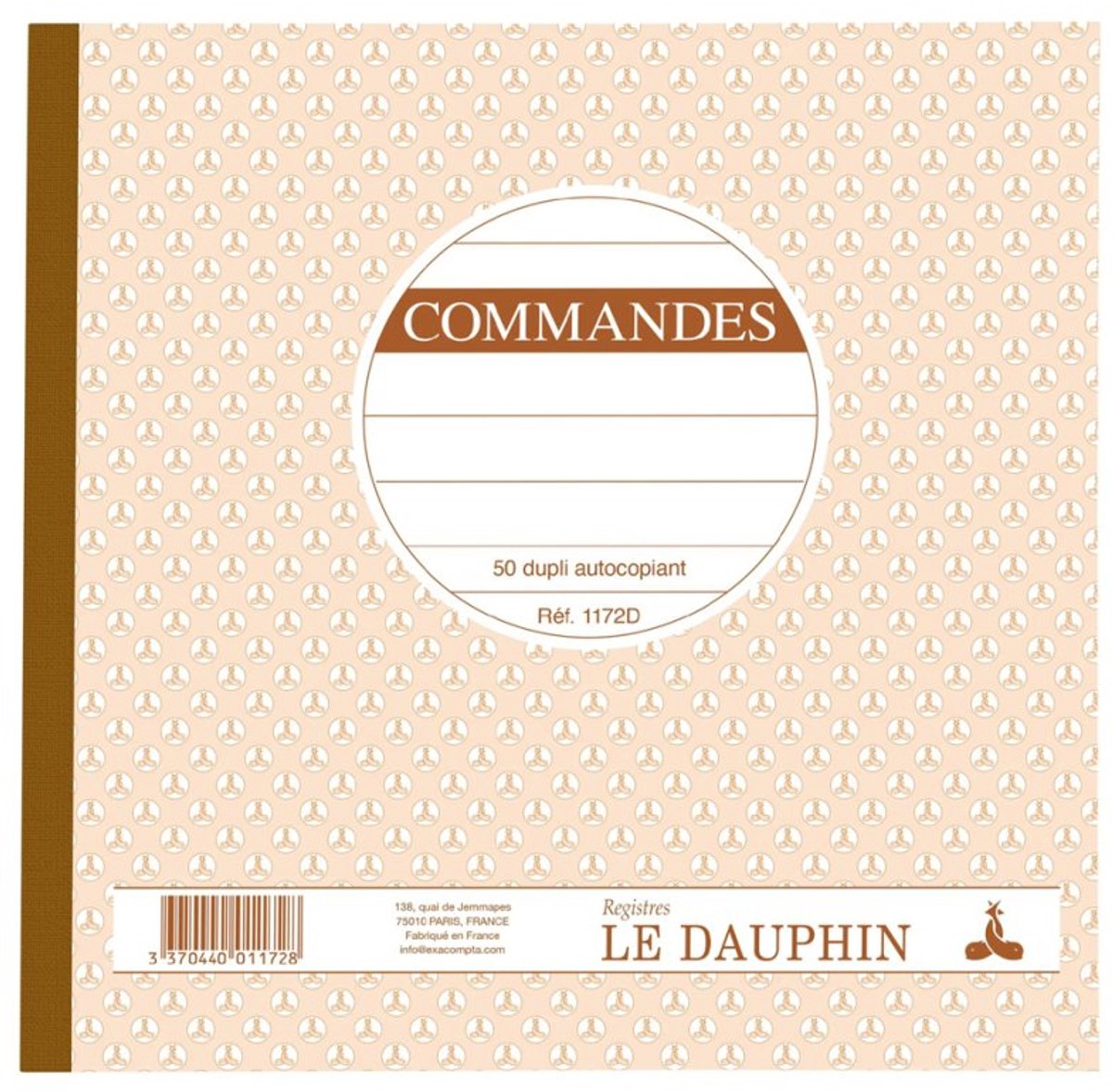 Le Dauphin manifold doorschrijfpapier, 210×148 mm, 50 vellen, 2-voud