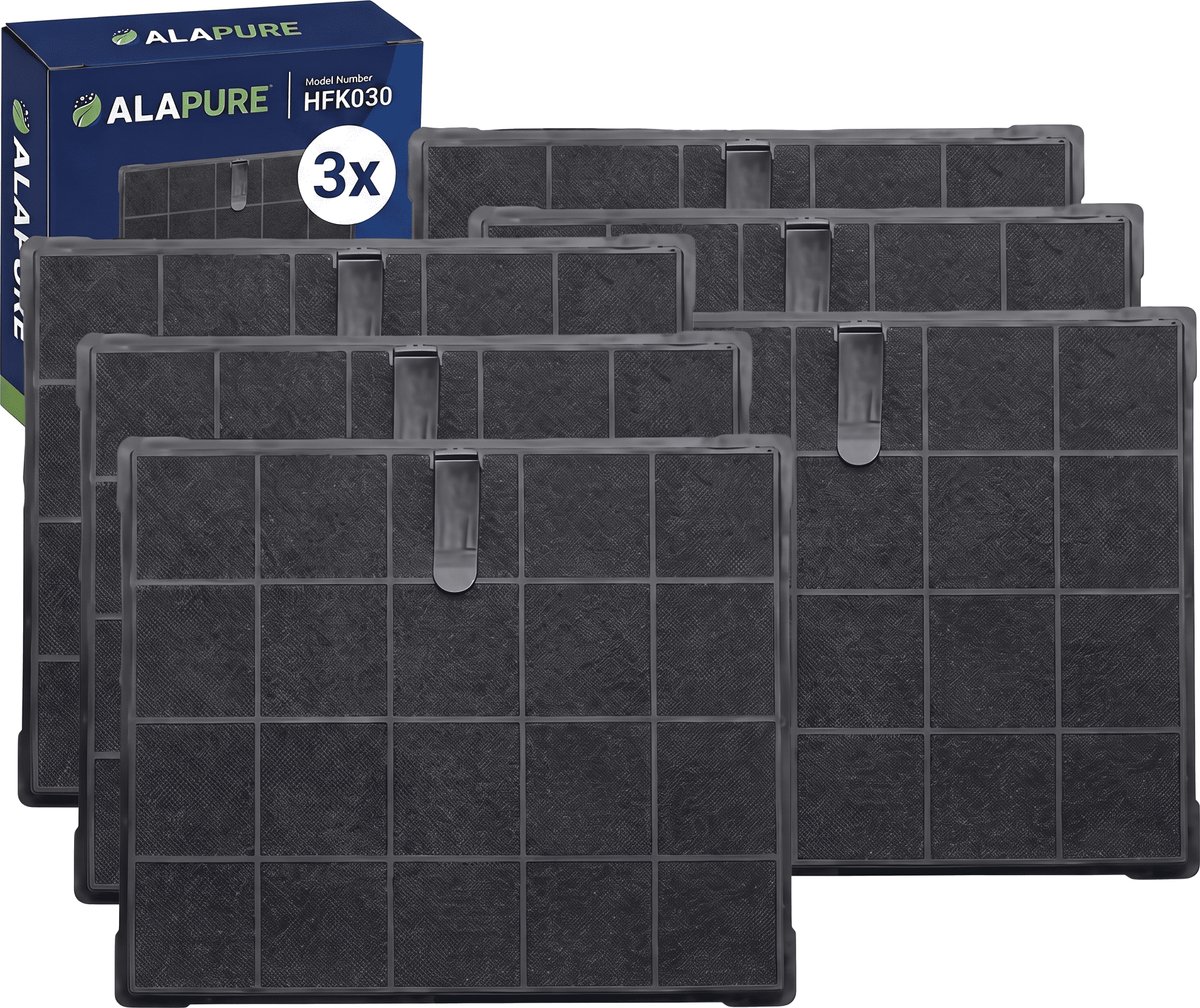 3x 030 Koolstoffilter voor AFFCAF16 / BK-2 / 1160409 / 508-900758 / 481248048198 (2-pack)