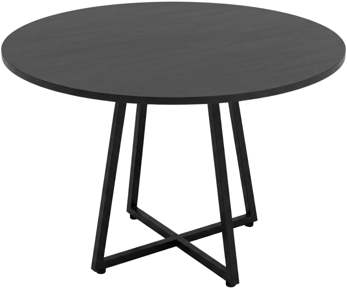 Ronde tafel op een kruisvoet, Diameter 80 cm x 72 cm