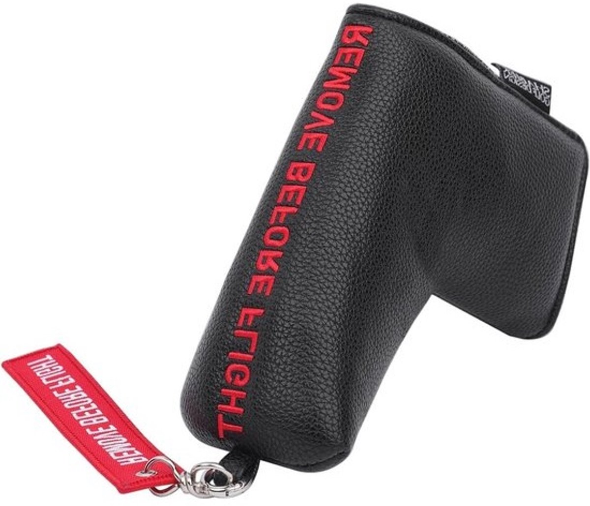 Golfhoofdbeschermer - Putterheadcover - Beschermt de golfclub - Verwijderbaar ontwerp - Vluchtontwerp - 28 x 20 x 10 cm
