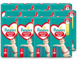 12 x Pampers – Luierbroekjes – Pants Maat 3 – 56 Luiers - Voordeelverpakking - 12 stuks