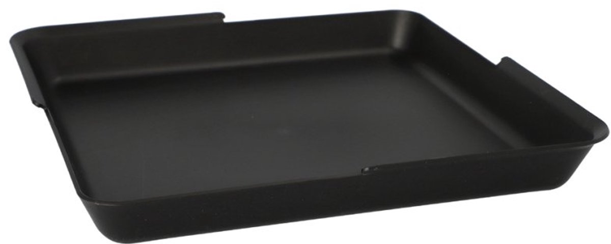 12 Circulware Herbruikbare schalen Mix & Match hoekig 2,9 cm x 23,4 cm x 23,4 cm zwart
