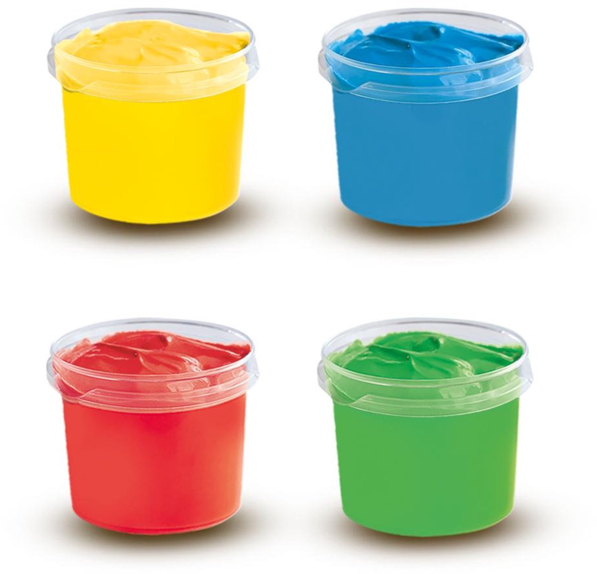 SES Creative Vingerverf - Primaire Kleuren - Vanaf 2 Jaar - 4 x 110 ml - Knutselen - Glutenvrij - Schoencadeautjes Sinterklaas — afbeelding 9