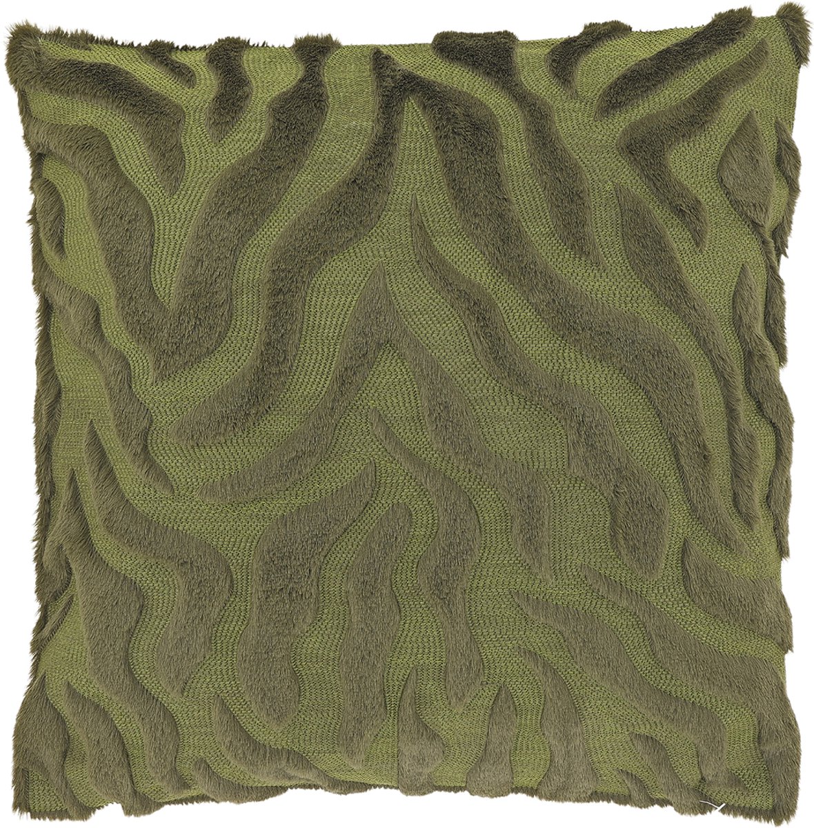 Unique Living Sierkussen Fenna 45x45cm - Winter Green Groen