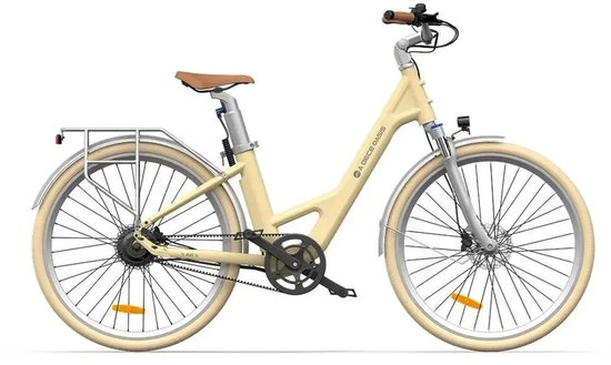 ADO Air 28 - Elektrische Fiets - 28 inch - 250W motor - Actieradius tot 100 km - Hydraulische schijfremmen - 346Wh accu - Lage instap - Geel — afbeelding 4