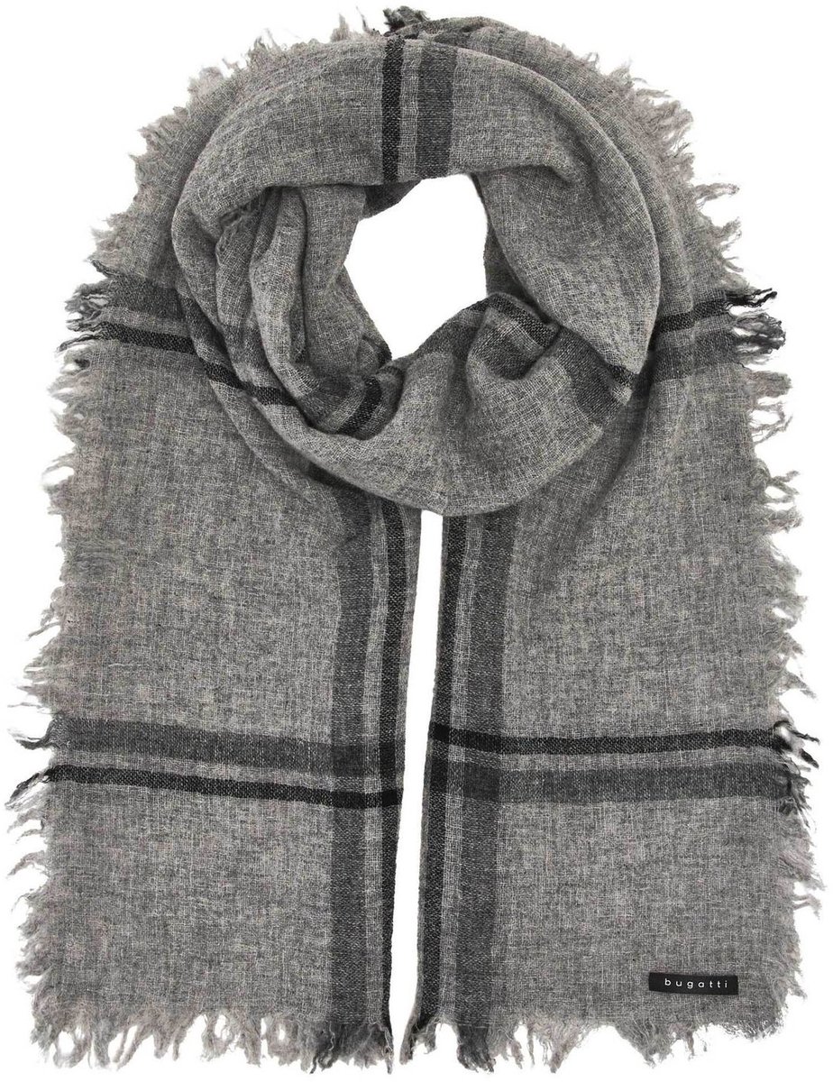 bugatti sjaal Light Scarf Grey grijs