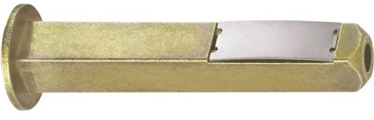 Wisselstift - Verbindingspen - Voor bevestiging aan een deurkozijn - Verstelbare maat - 65 mm lang - Verzinkt