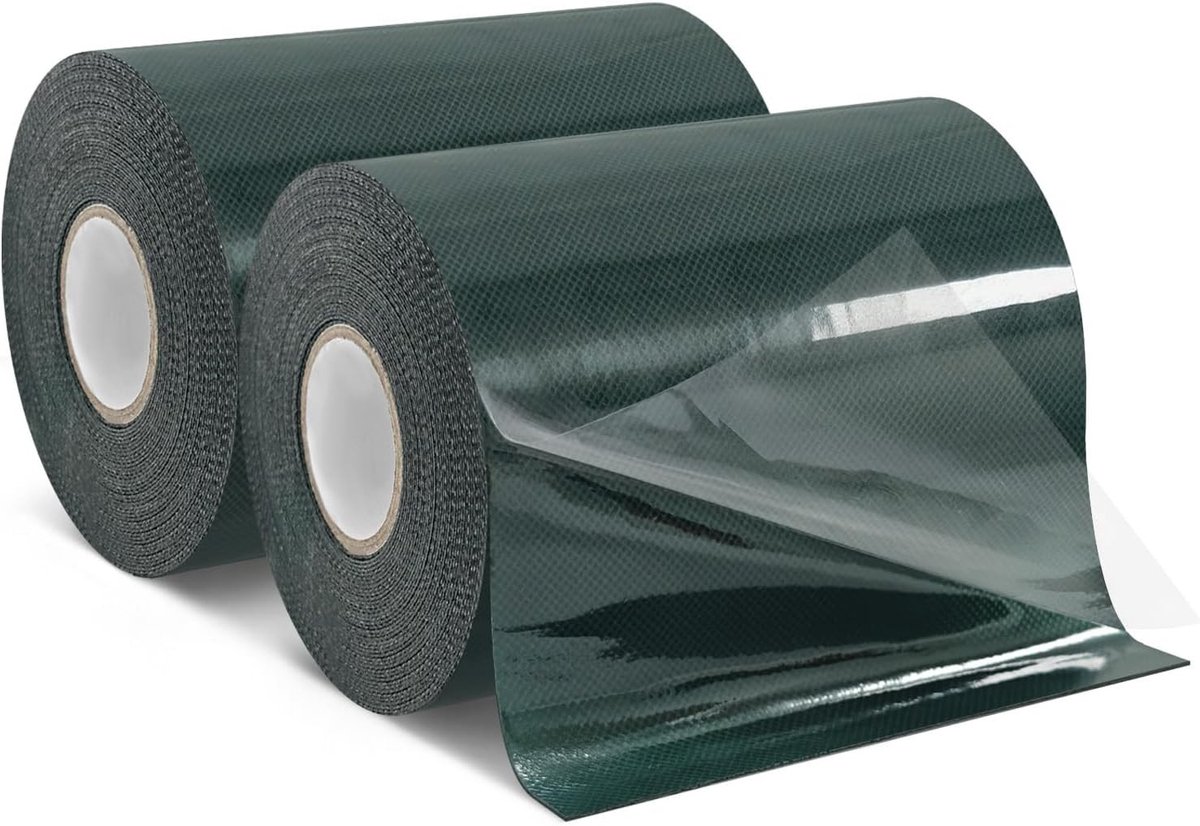 Dubbelzijdige Kunstgras Tape - 2 Stuks, 150mm x 10m, Zelfklevende Verbindingstape voor Tuin, Grasmat en Vloerkleed