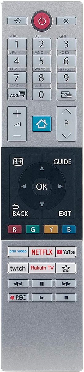Vervangende afstandsbediening CT-8561 - Voor Toshiba 4K UHD TV - Direct gebruiksvriendelijk - Geen programmeren nodig - ShopVlot