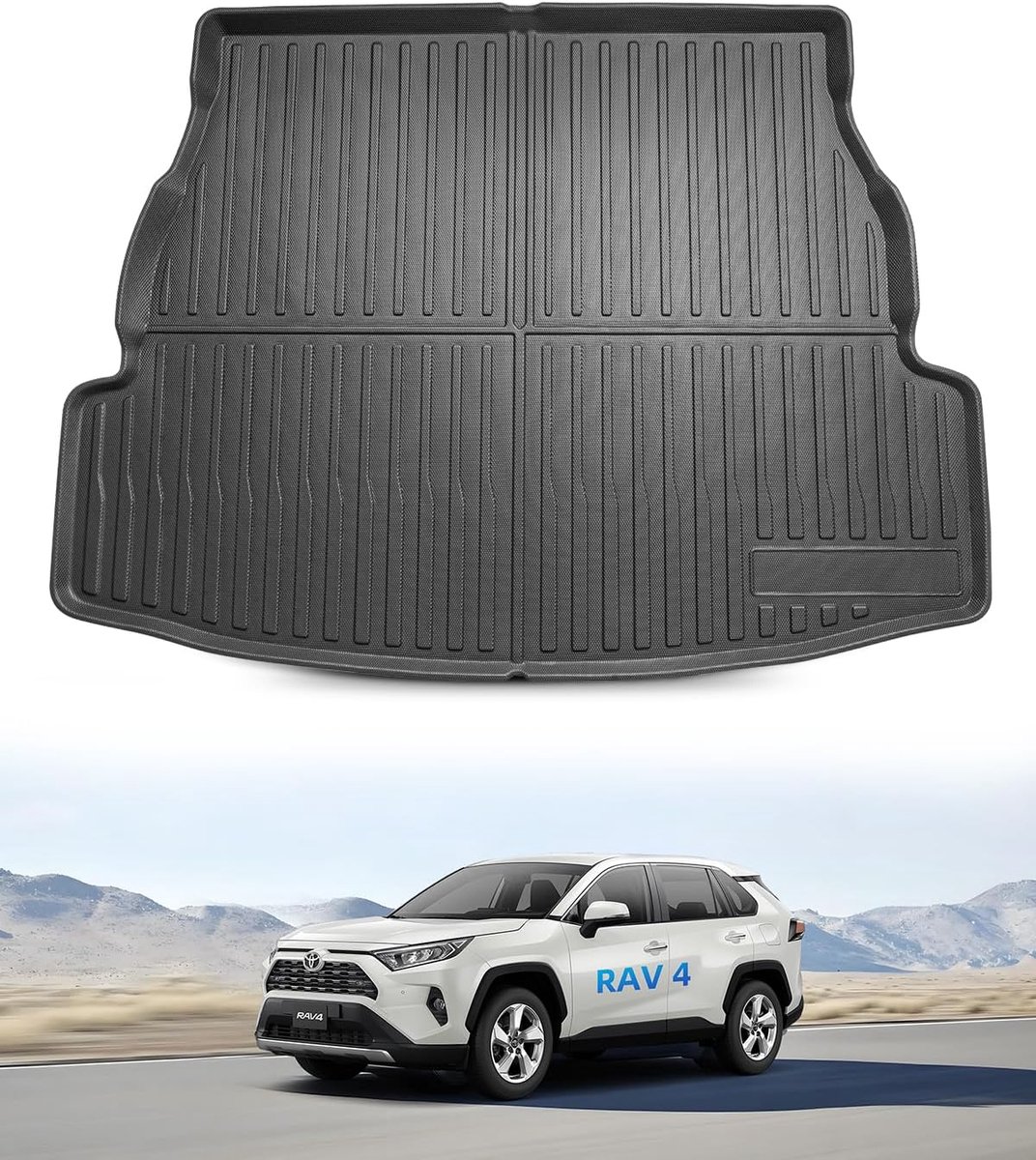 TPE Trunk Mats for Toyota RAV4 XA50 HEV PHEV 2019-2025 - ShopVlot