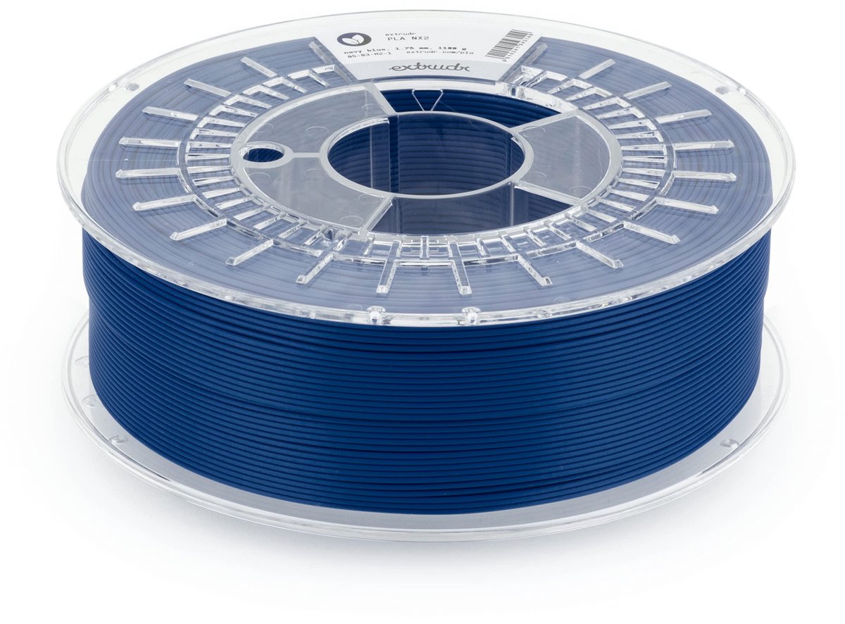 extrudr® PLA NX2 MATTE ø1.75mm (1kg) 'BLUE STEEL MATTE' - 3D printer filament - Made in Austria - ShopVlot