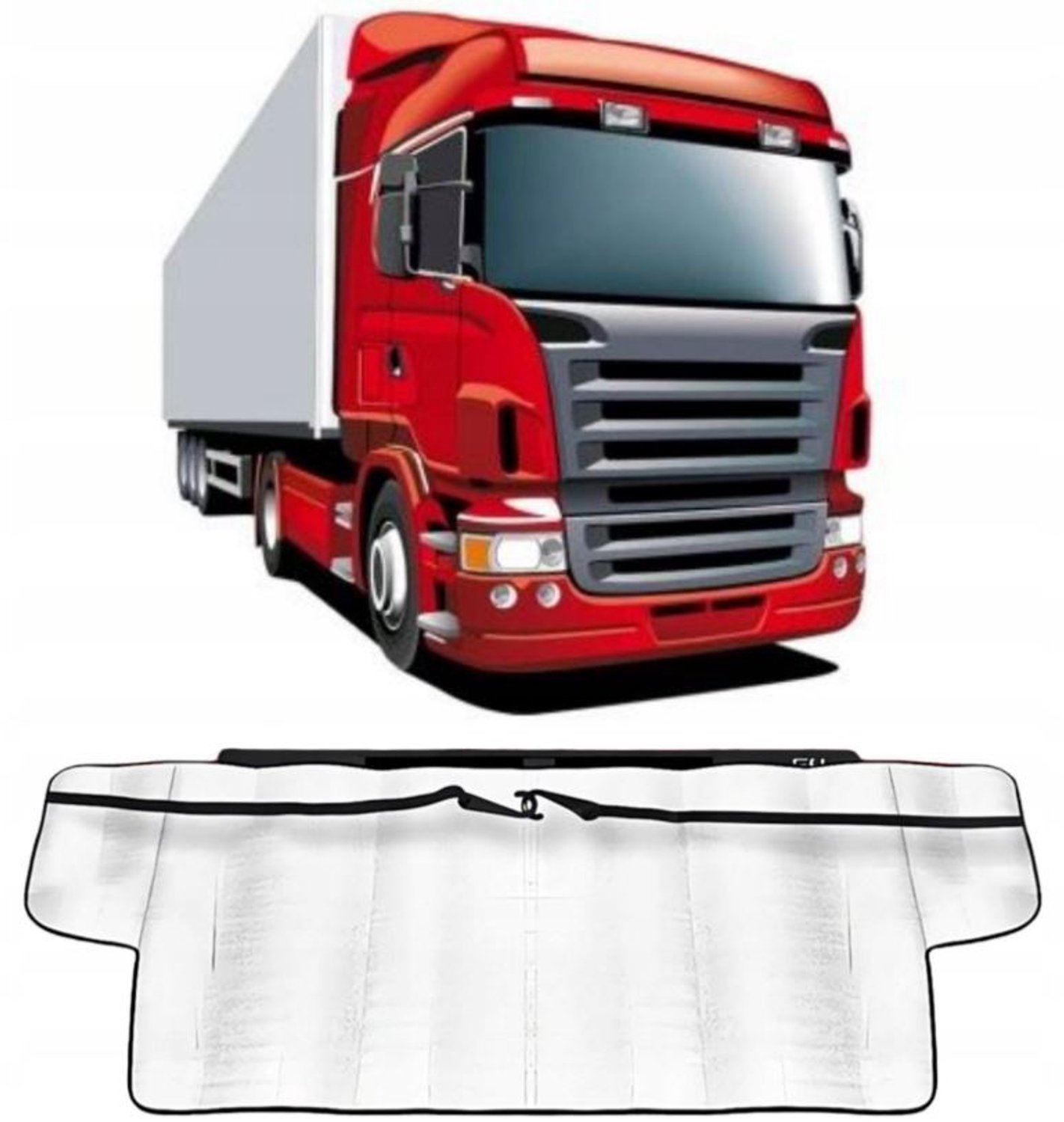 XXXL Zonwering & IJsblokkade Mat 310x100cm voor Vrachtwagen, Bus, Camper