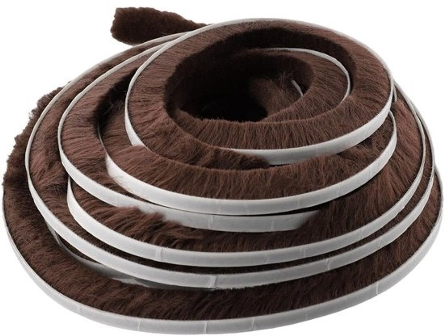 Deurweerstrip Tochtstopper - Borstel Tape - Tocht Dichten - Dikke Meerlaagse Constructie - 10 Meter - Wit