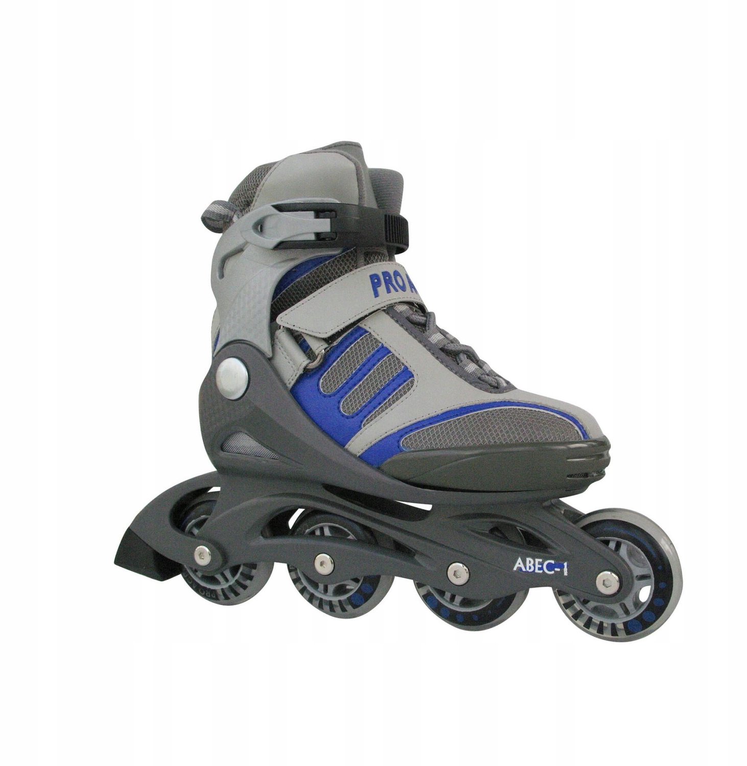 Verstelbare Kinder Skates Maat 30-33 Grijs Blauw