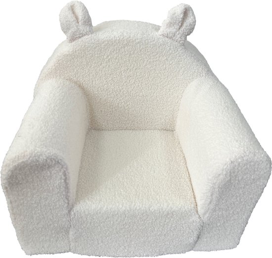 Mooskids Lenny Teddy Off-White Fauteuil — afbeelding 4