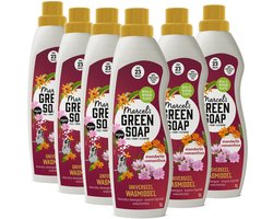 Marcel's Green Soap Universeel Wasmiddel - Mandarin & Osmanthus - 6 x 1 liter - 138 wasbeurten