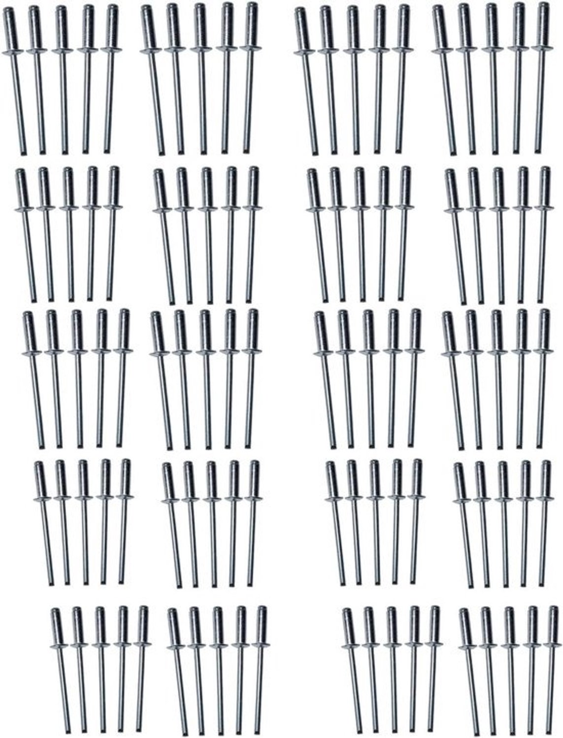 Blind Klinknagels - Aluminium Klinknagels - Metaal Bevestigen - Zelfborgend Ontwerp - 3.2mm x 10mm - Aluminium