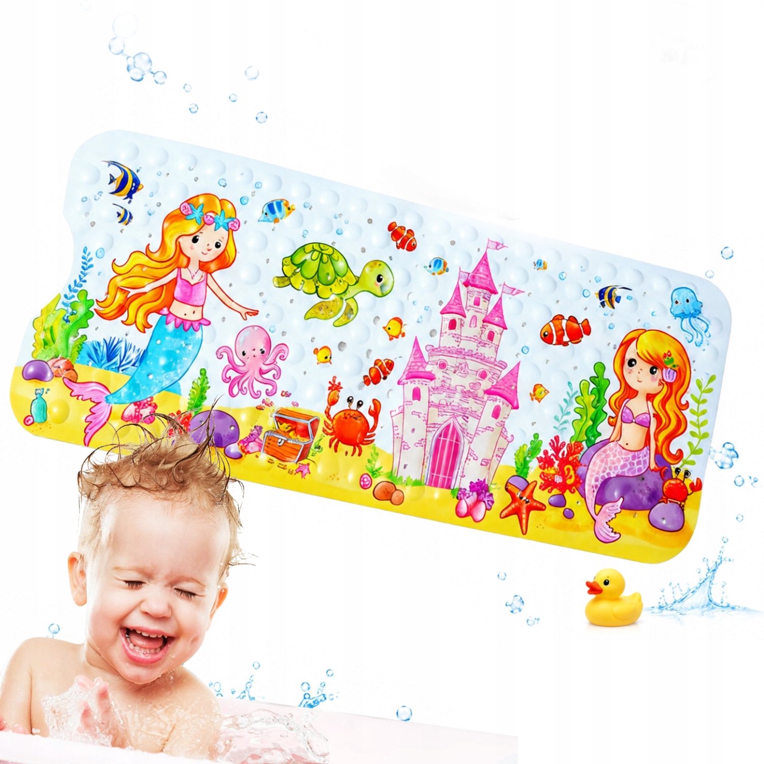 Antislip Badmat voor Kinderen - 100x40cm - Veilig en Duurzaam
