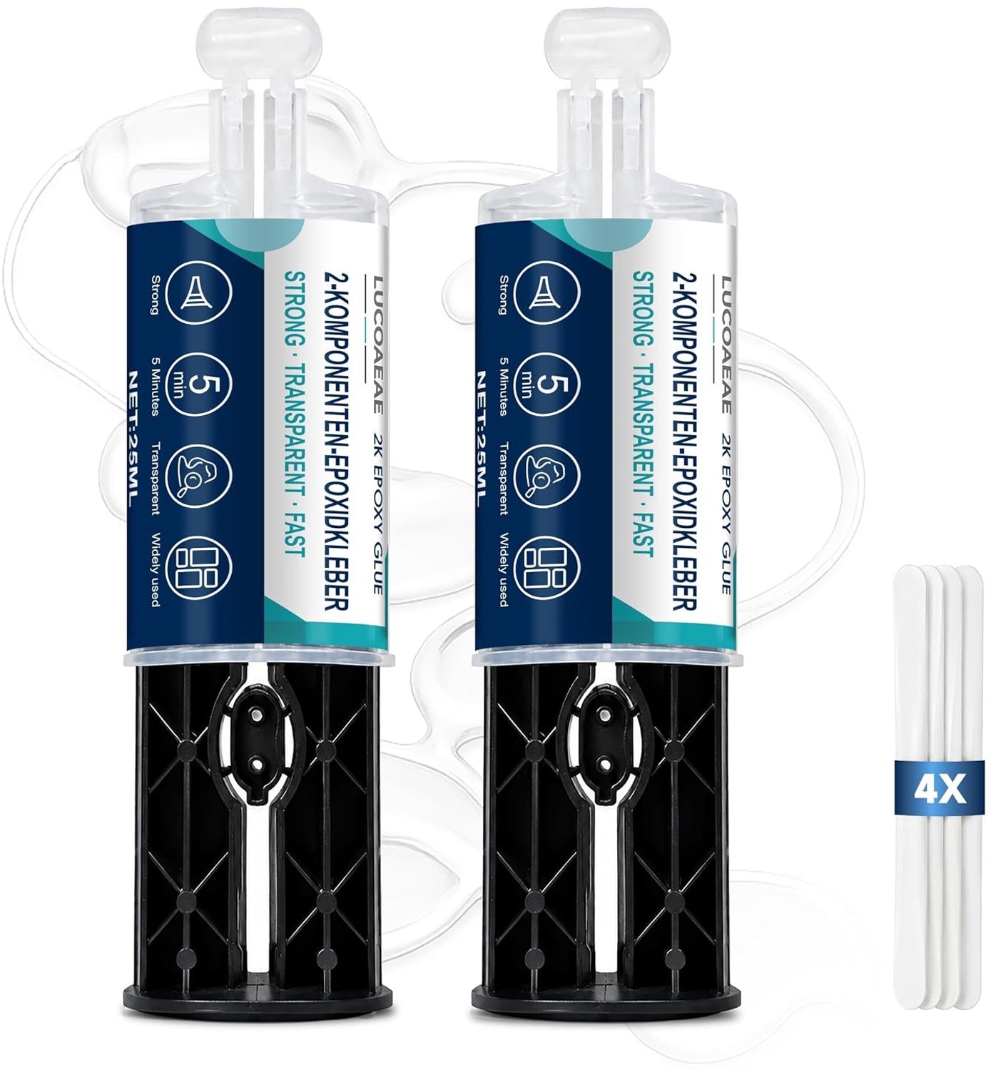 2 x 25 ml 2-componenten epoxylijm extra sterk - ShopVlot