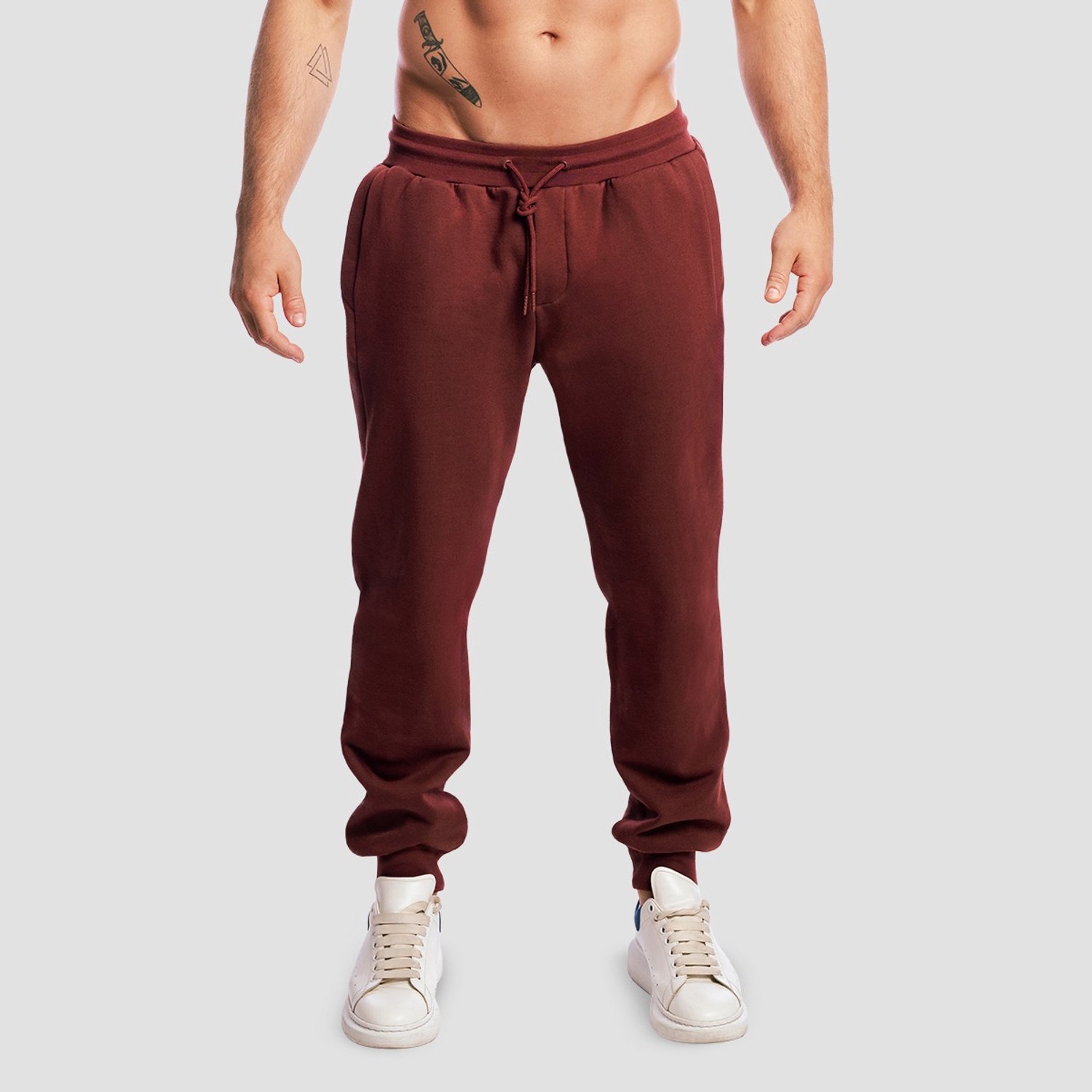 GymBeam Base Sweatbroek Kersenhout L