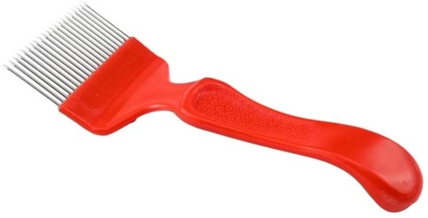 Bijenhouderij Set - Imker Gereedschap - Honing Winnen - 21 Naalden Ontwerp - 7x21 cm - Rood