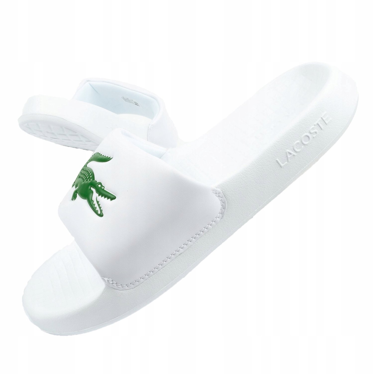 Lacoste Serve Slide Dames Slippers Groen
