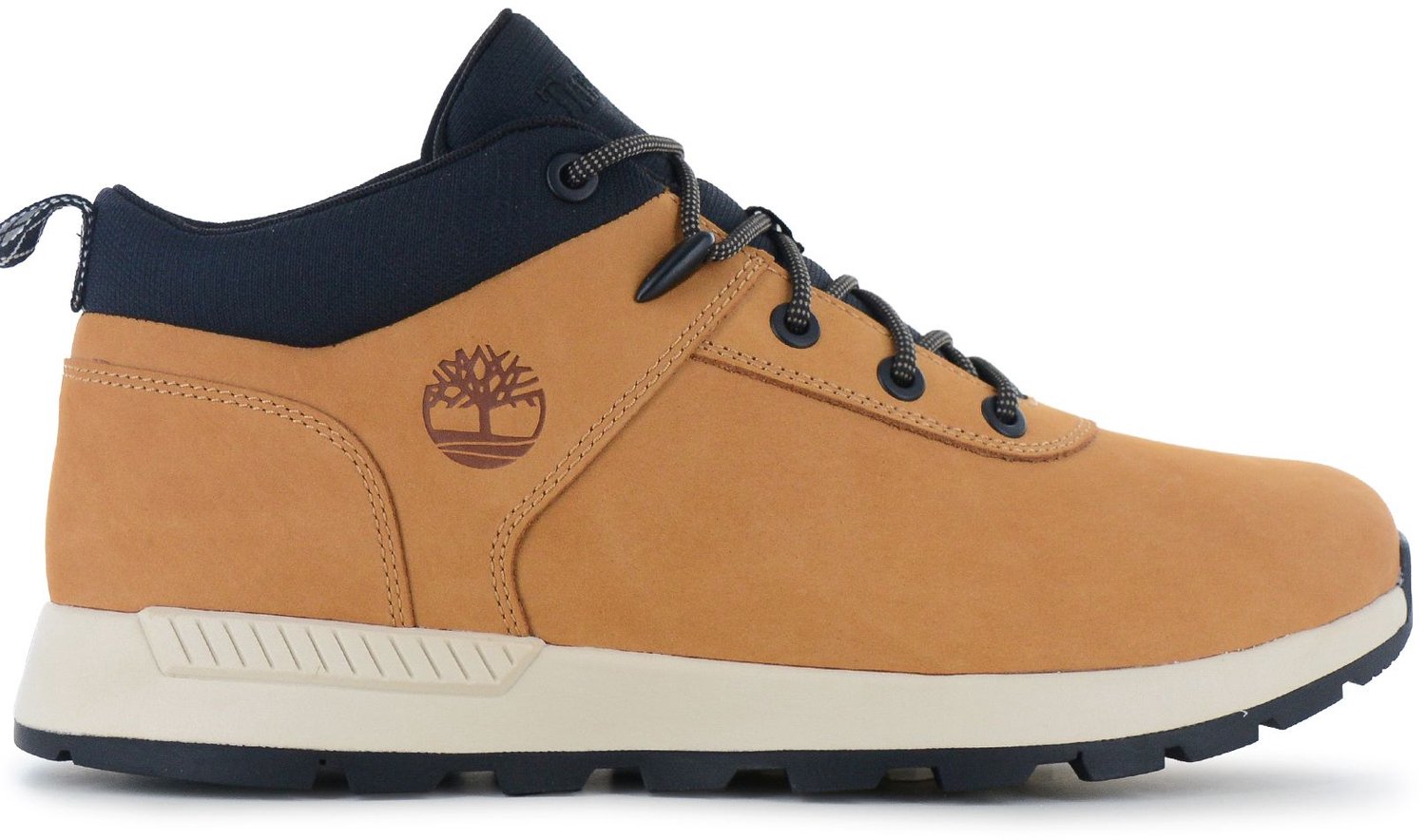 Timberland Sprint Basic Mid Heren Sneaker-Boots Schoenen Laarzen Leer Wheat TB0A277E-754 Geel