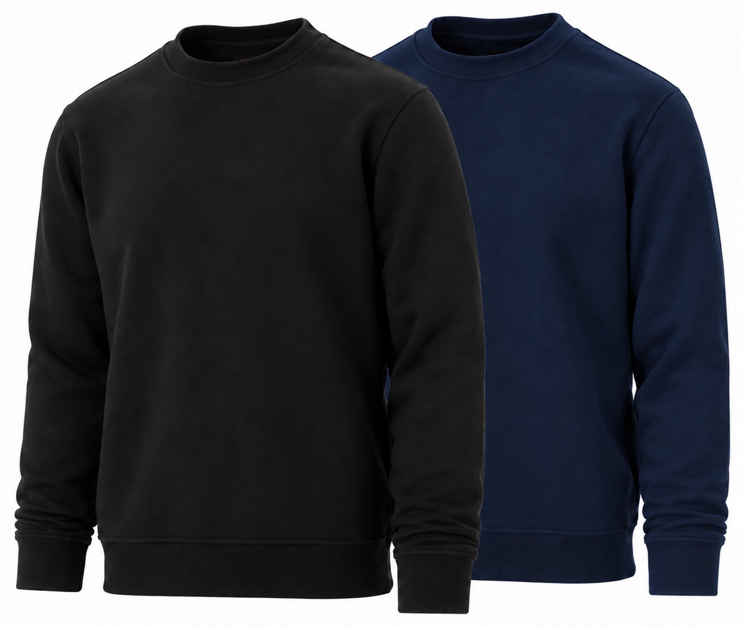 Sweaters Heren – Set van 2 – Donkerblauw – Ronde Hals – Lange Mouwen
