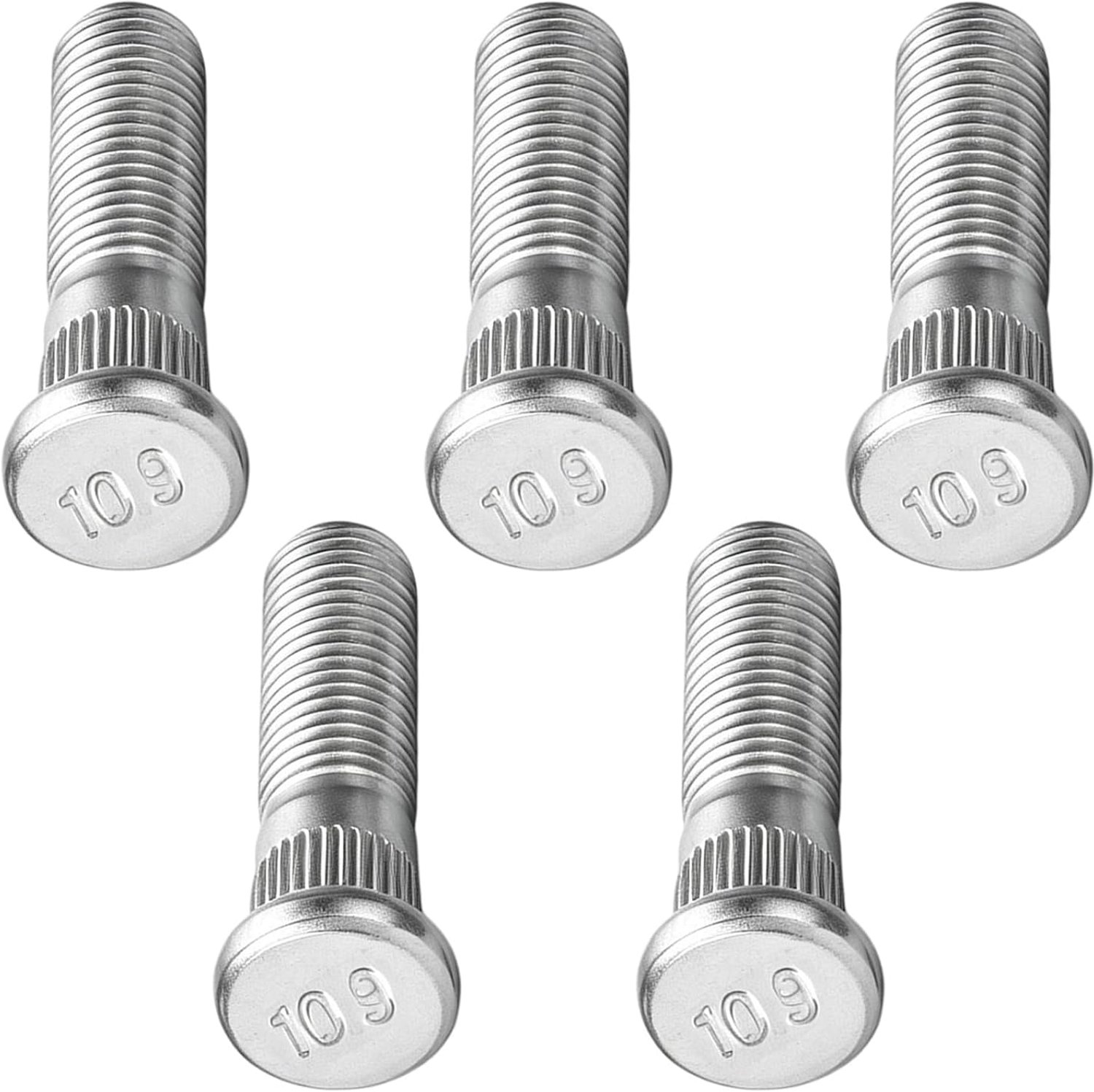 M12 x 1,5 wielbouten - 48 mm schroeven - stalen bandbouten - vervangende schroevenset voor auto - ShopVlot