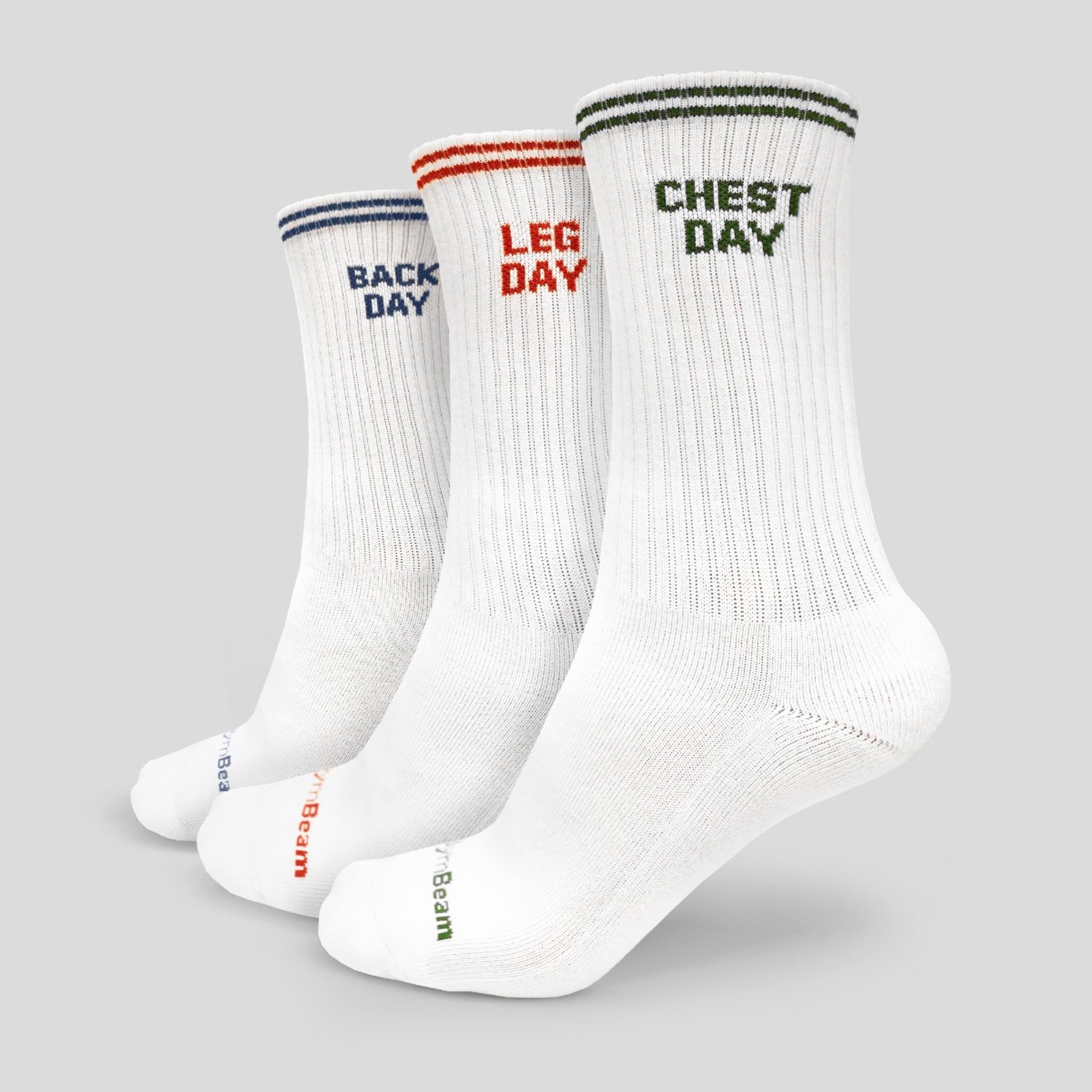 GymBeam GymRat Sokken 3Pack S Wit