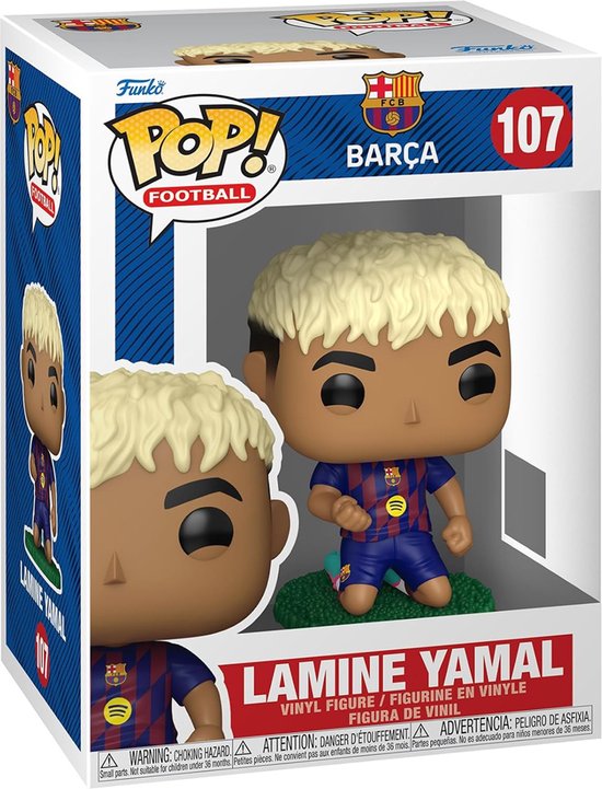 Pop Football: FC Barcelona - Lamine Yamal - Funko Pop #107