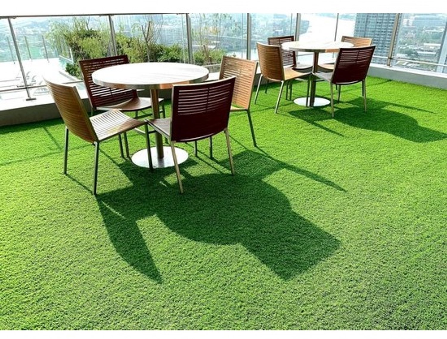 Kunstgras Gazon - Balkon Tapijt - Buiten Leven - Slijtvast Veerkrachtig - 250x400 cm - Groen