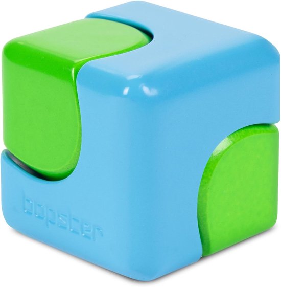 Neon Fidget Spinner - Blauw Neon - 2,9 x 2,9 x 2,9 cm - Metalen Speelgoed met Sensorische Stimulatie - Voor Kinderen en Volwassenen — afbeelding 4