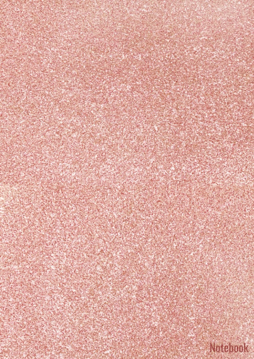 Notebook: Golden Pink Cover - Size (A4) 120 Pages: Ruled Paperback - ShopVlot
