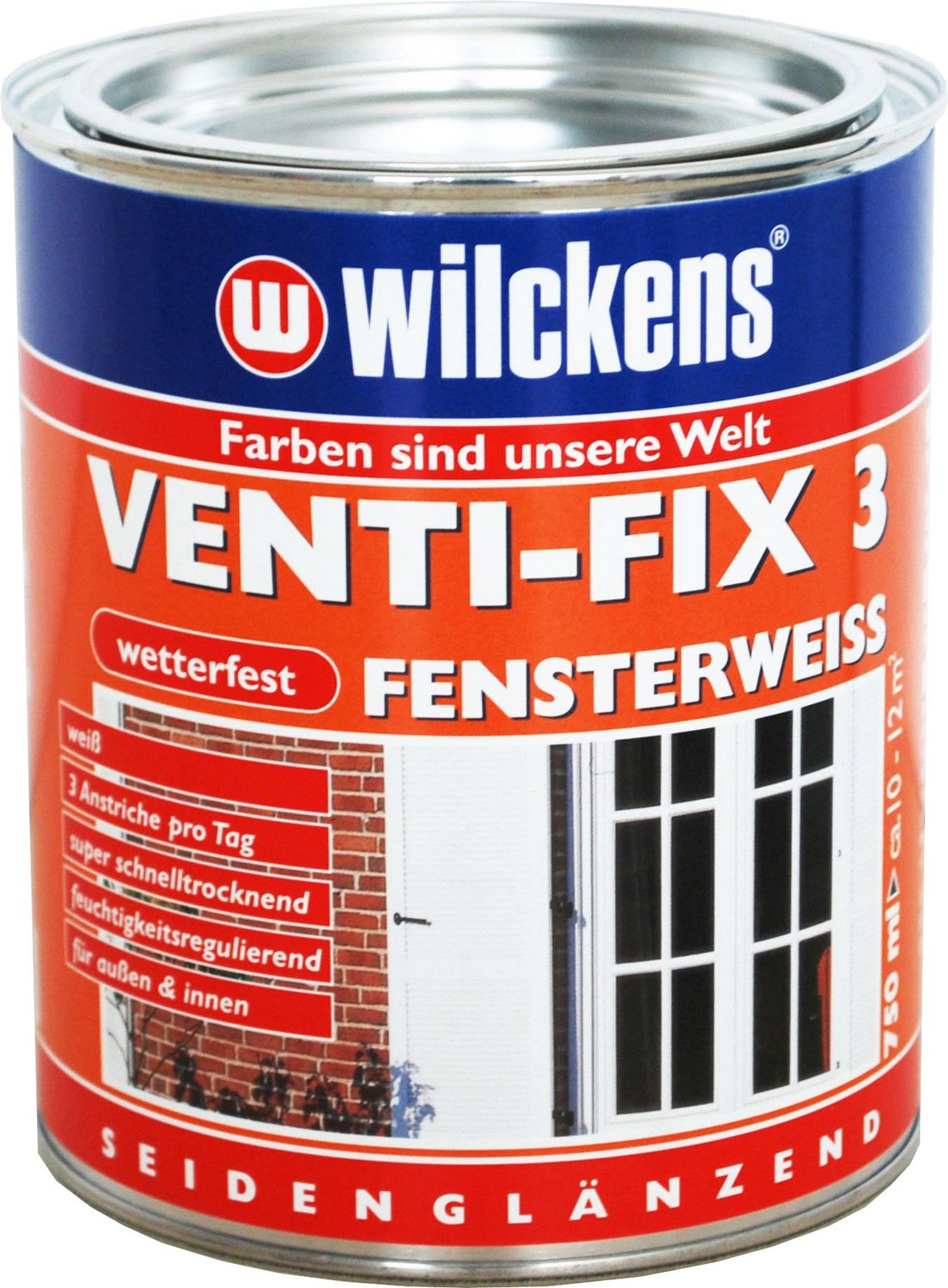 Wilckens Aflak Zijdeglans Terpentine Wit 0,75 L