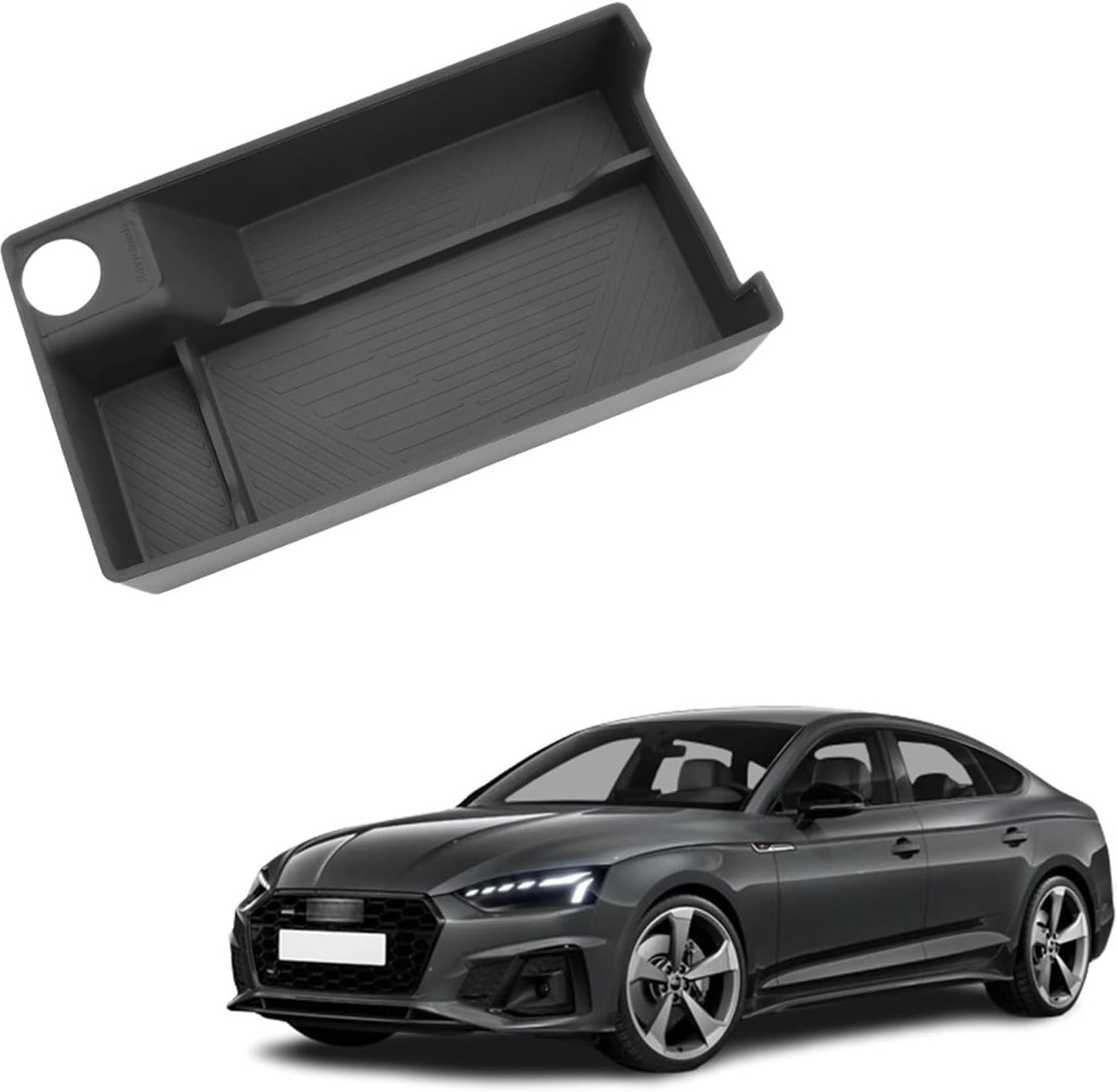 Opbergdoos middenconsole - compatibel met Audi A5 2017-2023 - armleuning organizer - optimaal gebruik van ruimte - ShopVlot