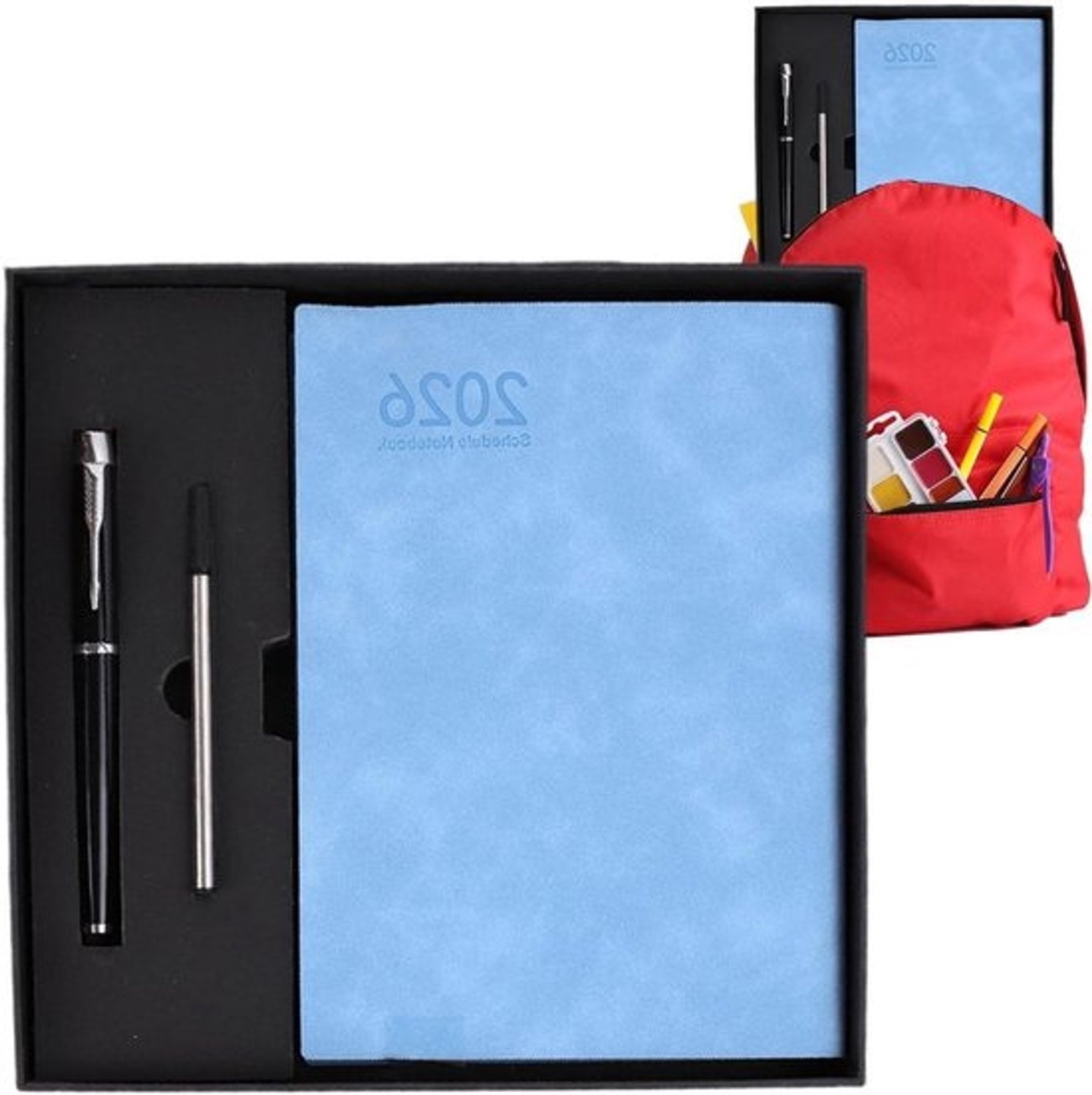 Werkagenda Planner - Kantooragenda Notitieboek - Dagelijks Plannen - Hardcover Bescherming - A5 Formaat - Blauw