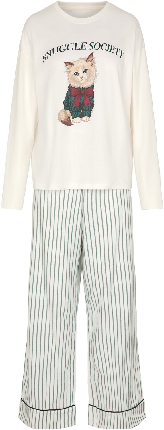 Hunkemöller Pyjama Set Viscose Wit
