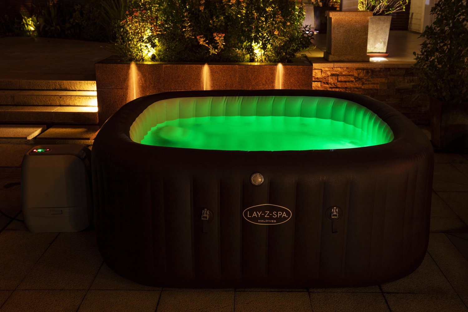 Lay-Z-Spa Maldives HydroJet Pro Smart - 5 tot 7 personen - 201 x 201 x 80 cm